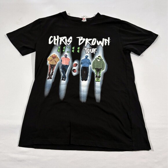 Chris Brown 11:11 2024 Graphic Print Tour T-Shirt Adult Womens Unisex Cotton S - Picture 1 of 10